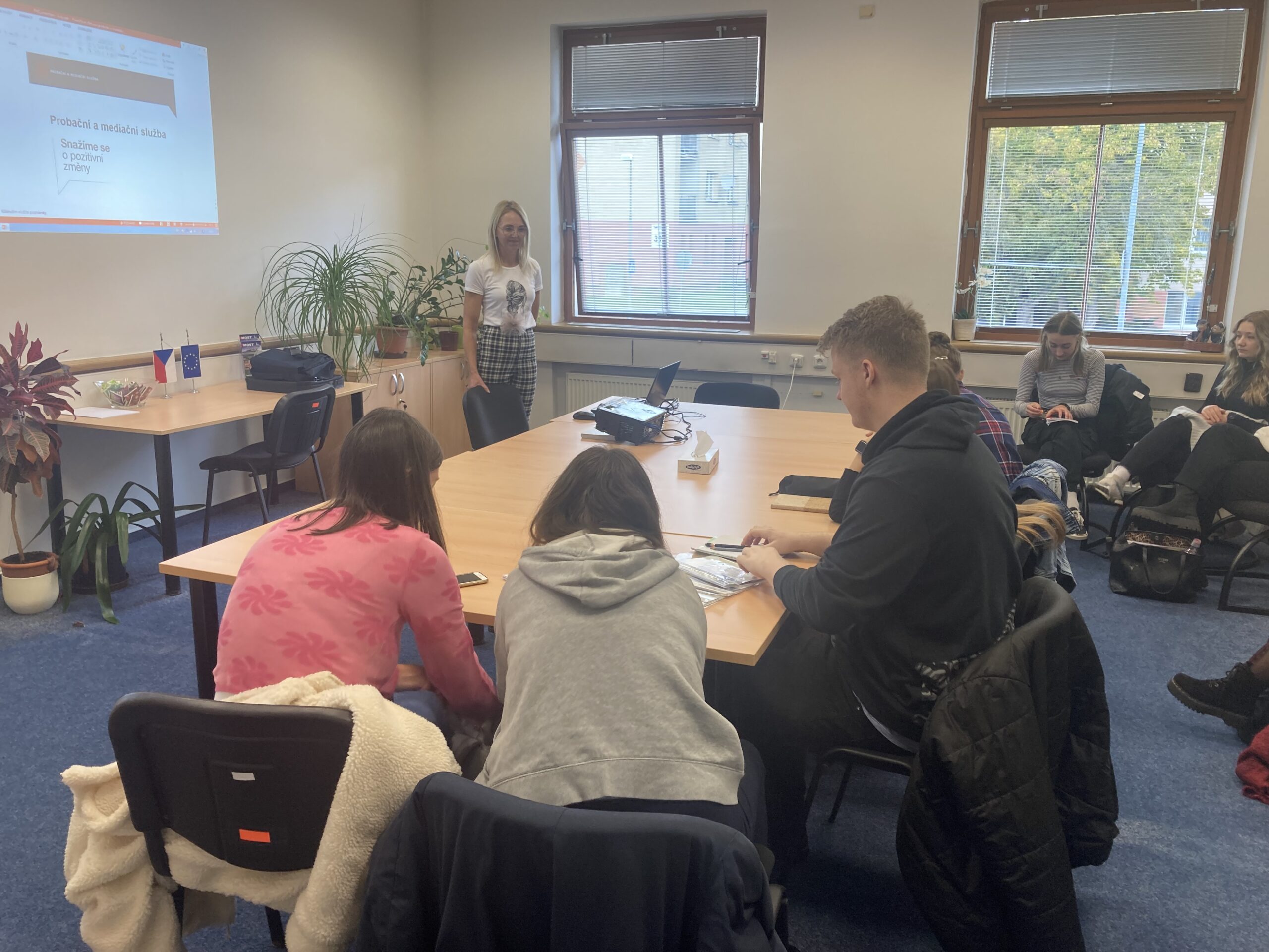 Studenti navštívili středisko Most