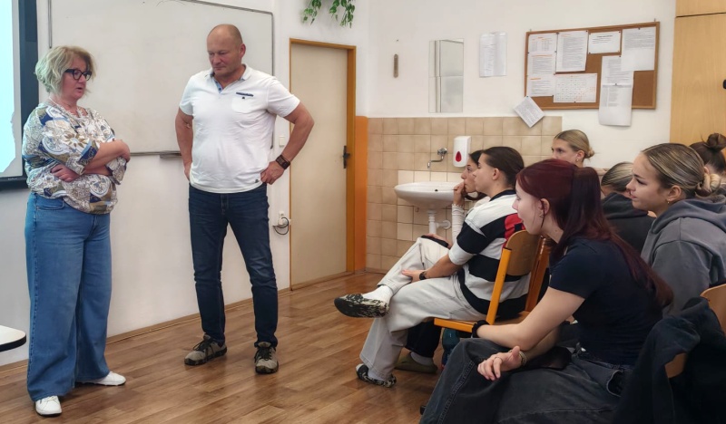 Beseda se studenty Bezpečnostně-právní akademie Brno